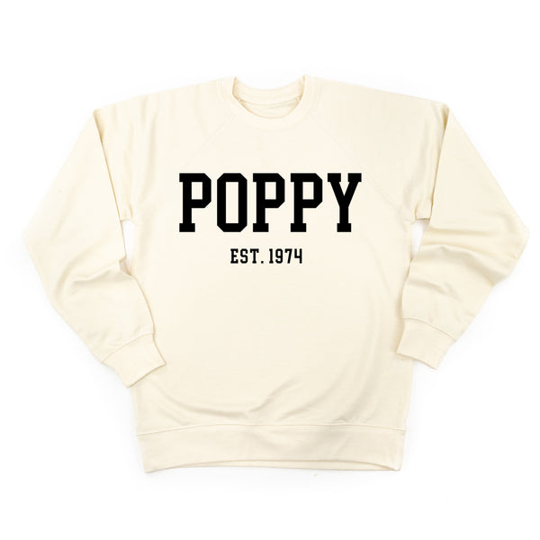 POPPY - EST. (Select Your Year) - Lightweight Pullover Sweater
