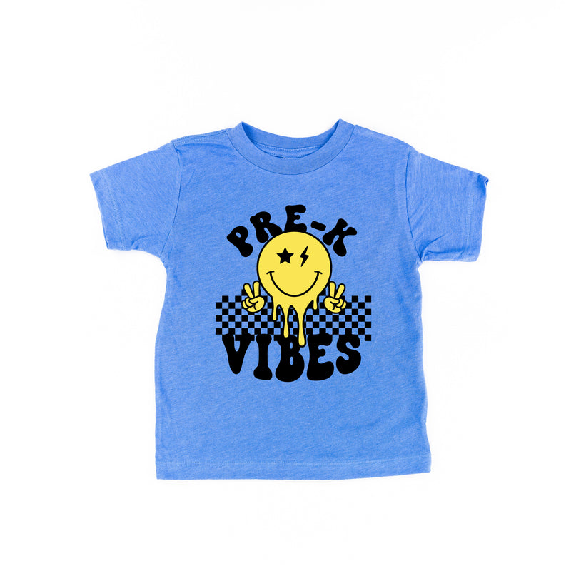 Pre-K Vibes - Peace Smiley - Short Sleeve Child Shirt