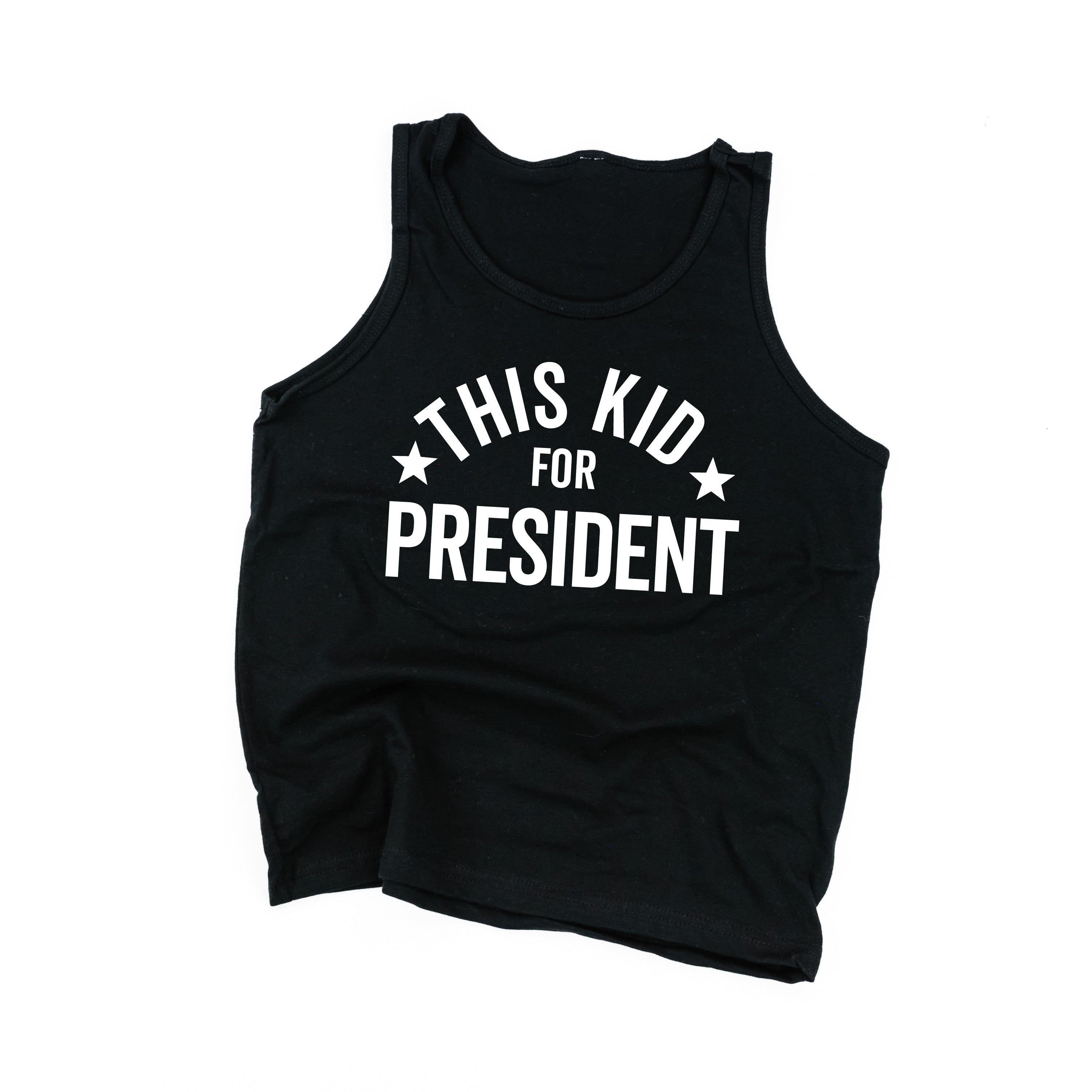 This Kid For President - Child Jersey TANK Little Mama Shirt Shop