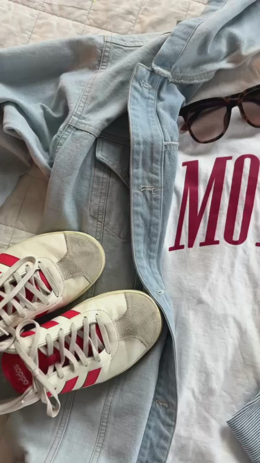 MOTHER - Red Puff Print - Comfort Colors Tee
