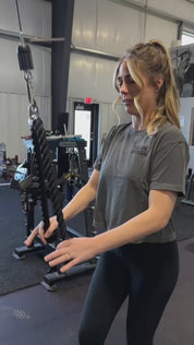 You Are Enough - Embroidered Cropped Comfort Colors Tee (Pepper)