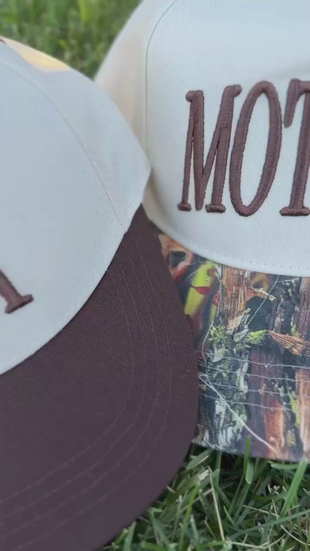 MOTHER + MINI - Puff Embroidered Trucker Hat - (Set of 2)