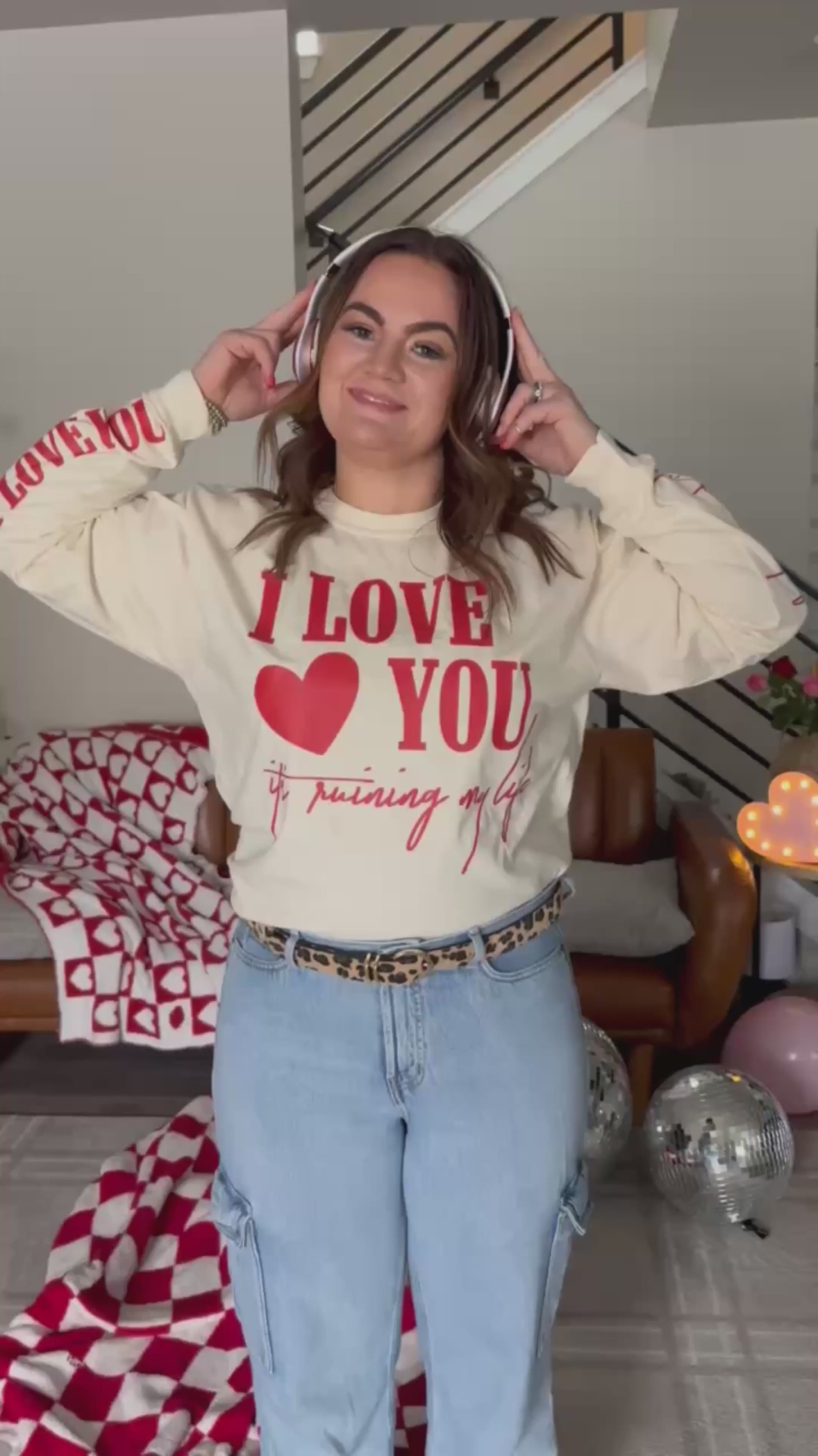 I Love You, It's Ruining My Life - Long Sleeve Comfort Colors Tee