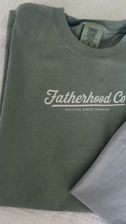 Fatherhood Co. Raising Good Humans - Comfort Colors Tee | Little Mama Shirt Shop