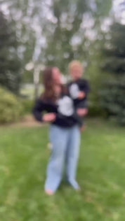 Enter If You Dare - Set of 2 Black Basic Fleece Sweaters