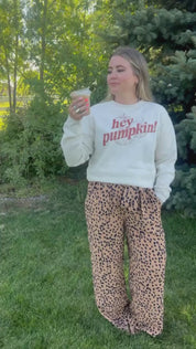 Hey Pumpkin! - Natural Heather ELEVATED Fleece