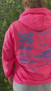 Family Vacation - Fleece Adult Hoodie | Little Mama Shirt Shop