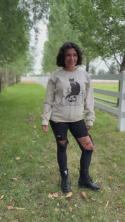 Black Cat on the Prowl - Basic Fleece