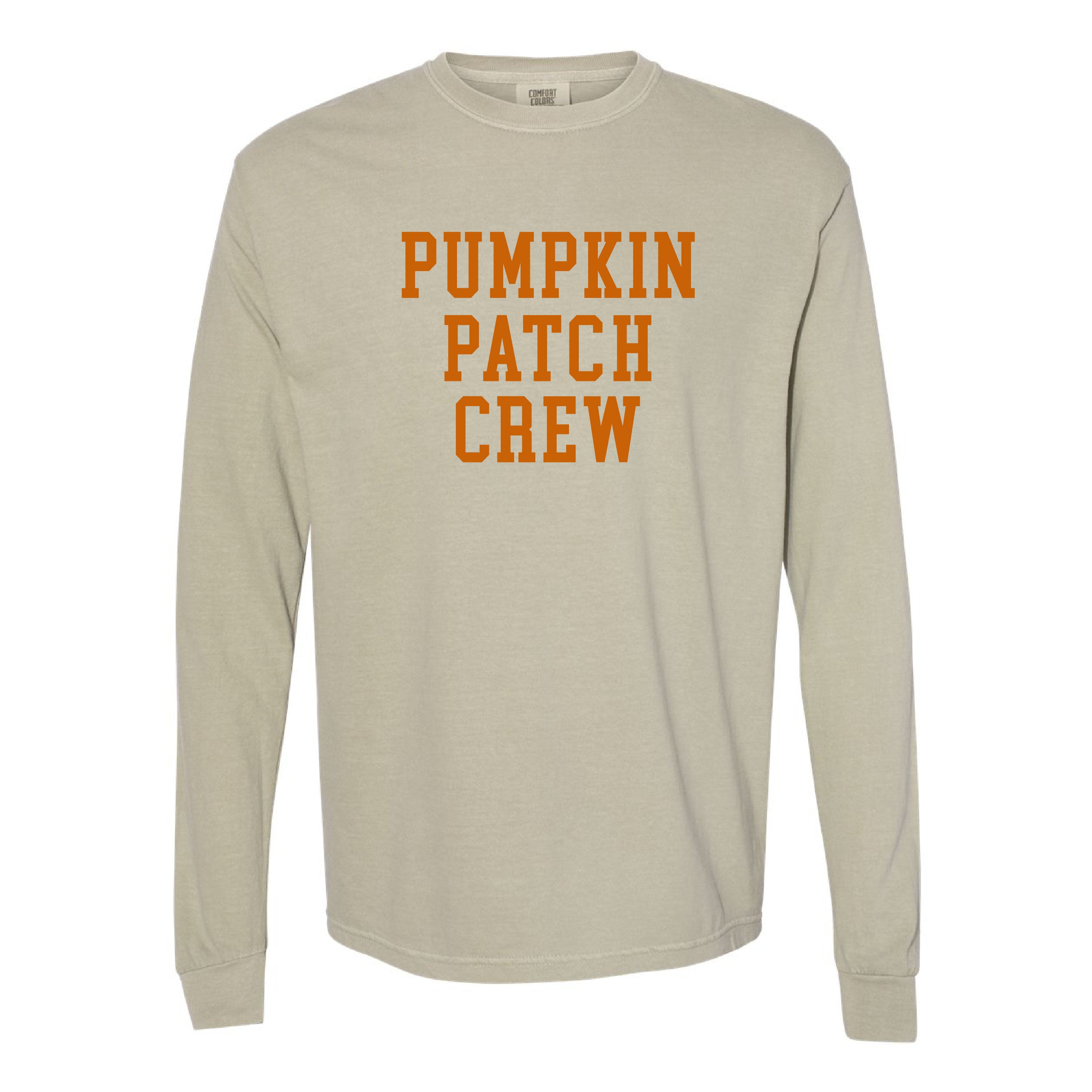 Pumpkin Patch Crew - Long Sleeve Comfort Colors Tee Little Mama Shirt Shop