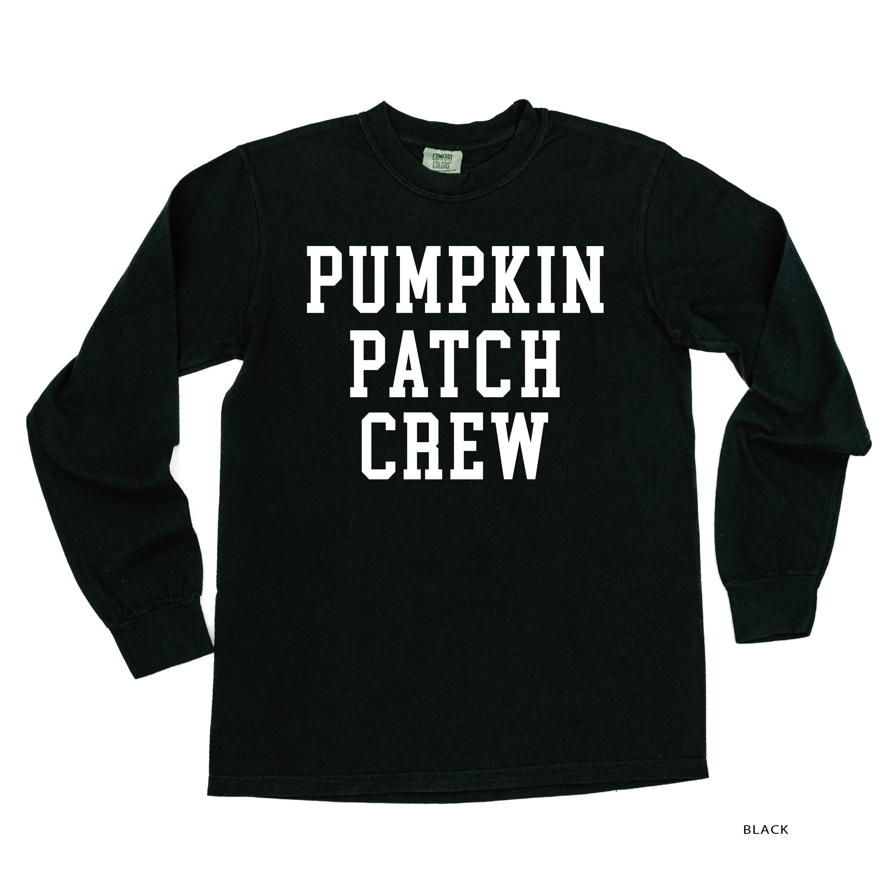 Pumpkin Patch Crew - LONG SLEEVE Comfort Colors Tee Little Mama Shirt Shop