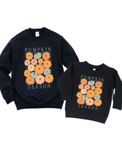 Pumpkin Season - Set of 2 Black BASIC Fleece Sweaters Little Mama Shirt Shop