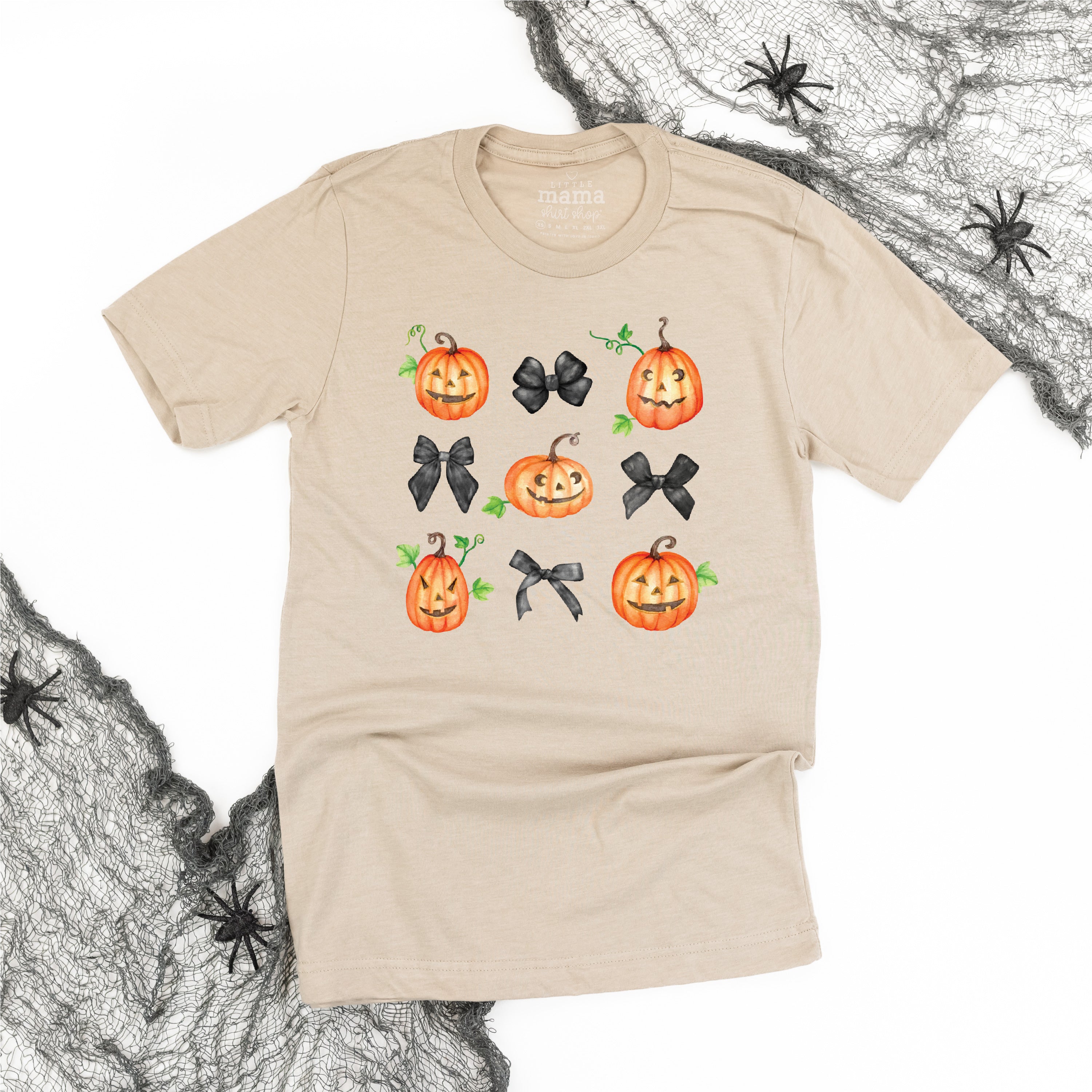 Pumpkins-n-Bows - Unisex Tee Little Mama Shirt Shop