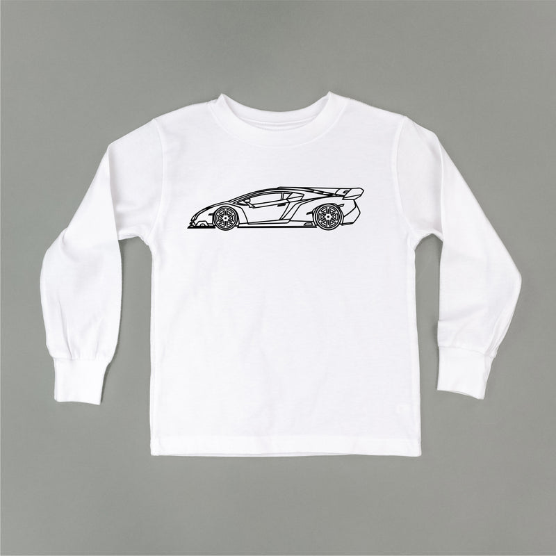 LAMBORGHINI - Minimalist Design - Long Sleeve Child Shirt