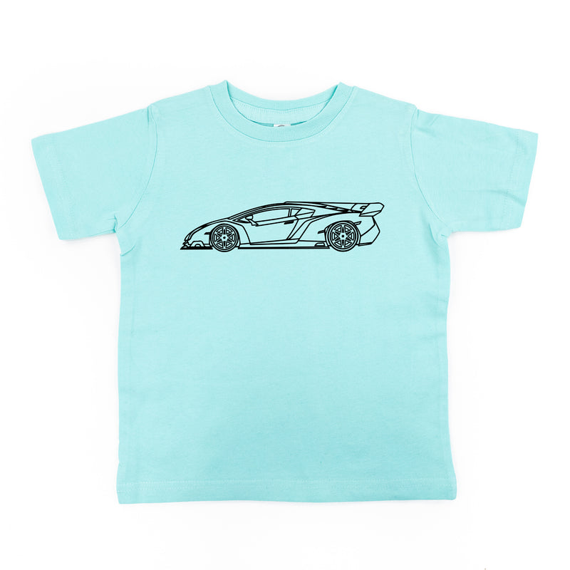LAMBORGHINI - Minimalist Design - Short Sleeve Child Shirt