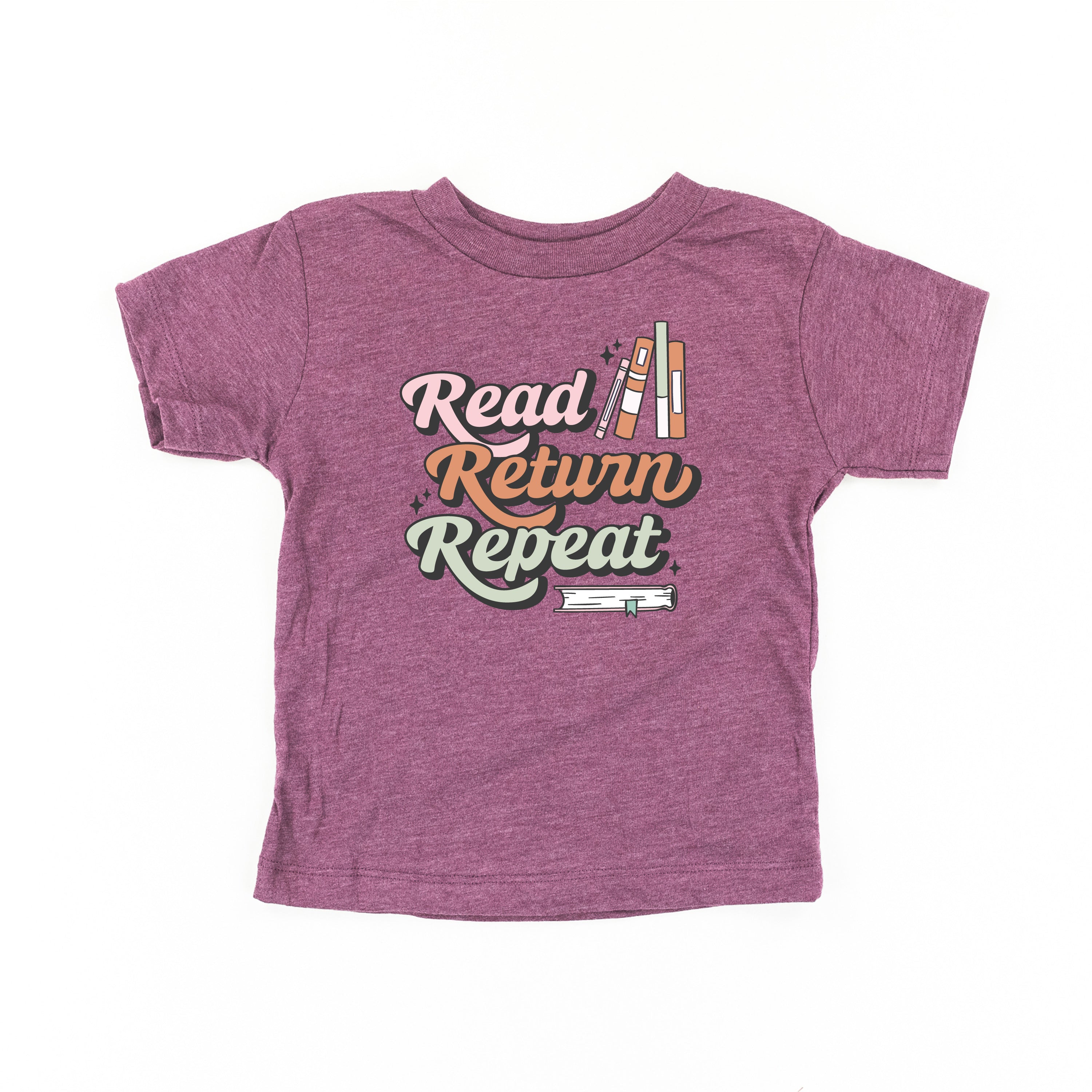 Read Return Repeat - Child Tee Little Mama Shirt Shop