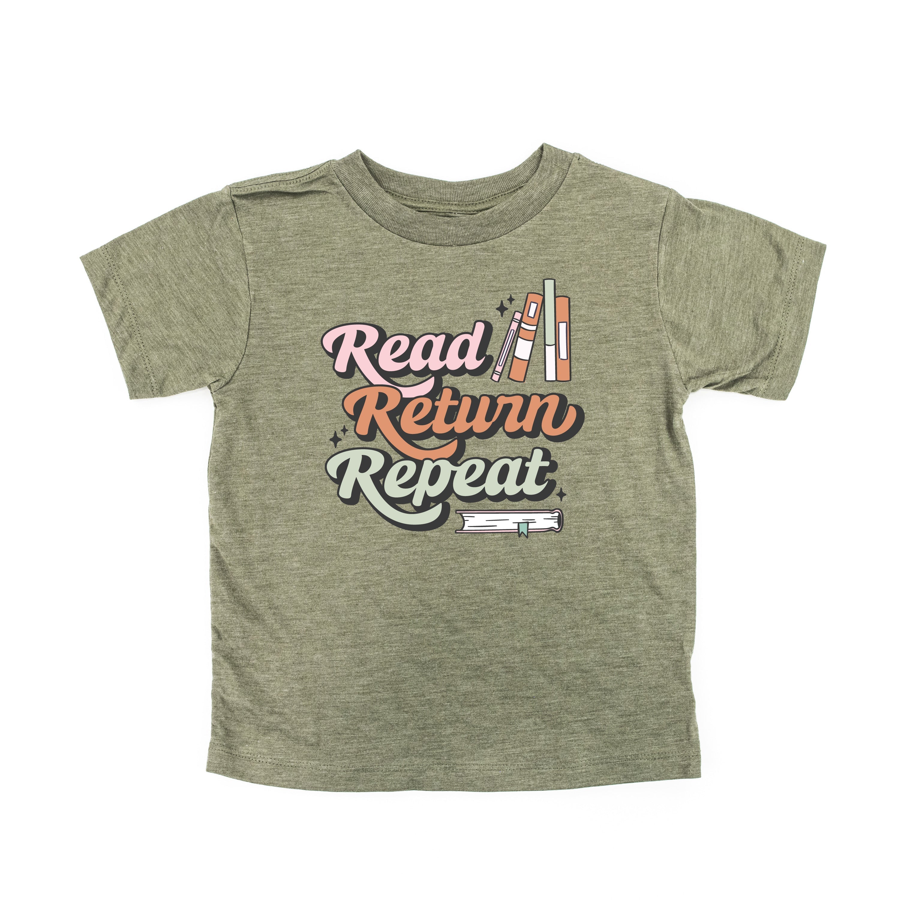 Read Return Repeat - Child Tee Little Mama Shirt Shop