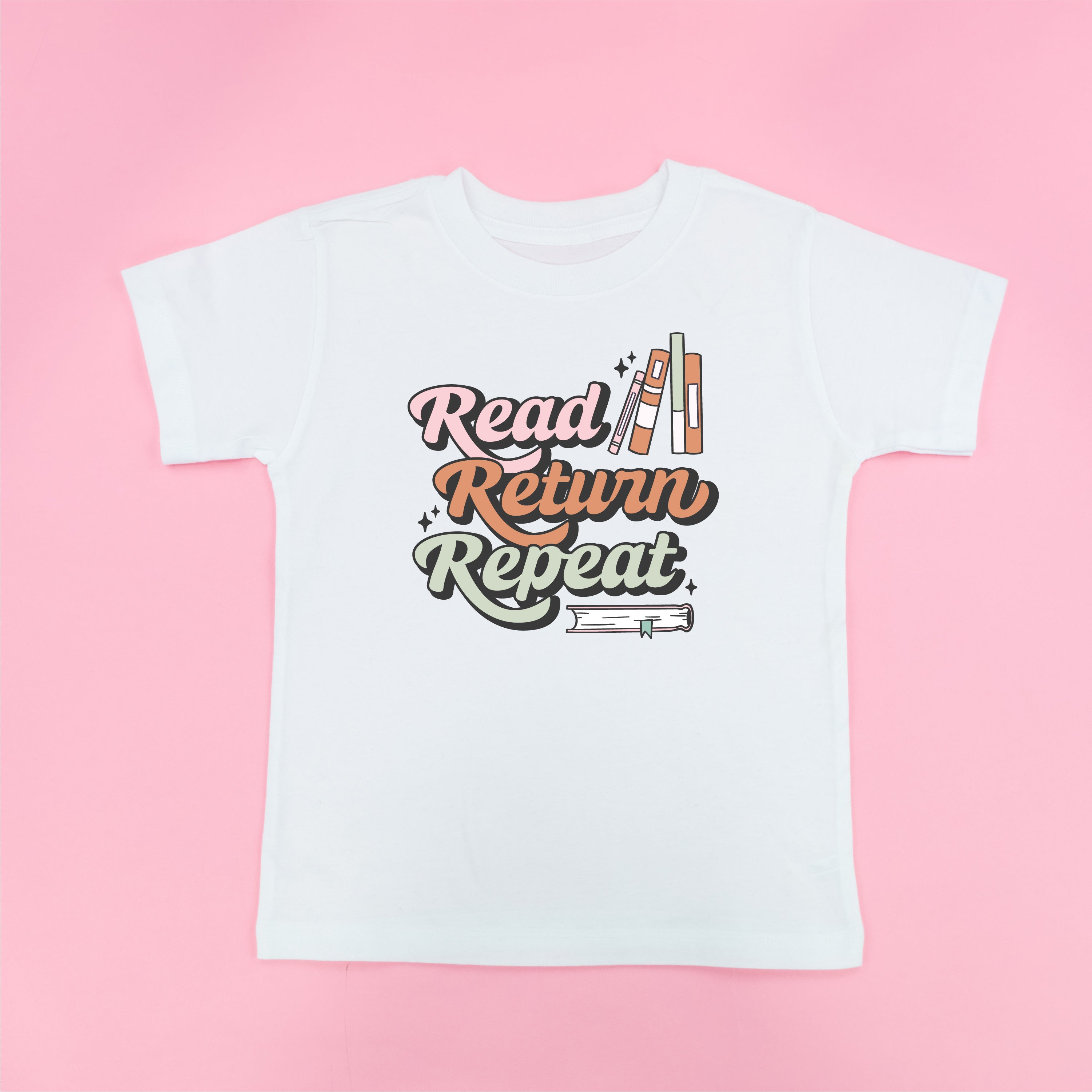 Read Return Repeat - Child Tee Little Mama Shirt Shop