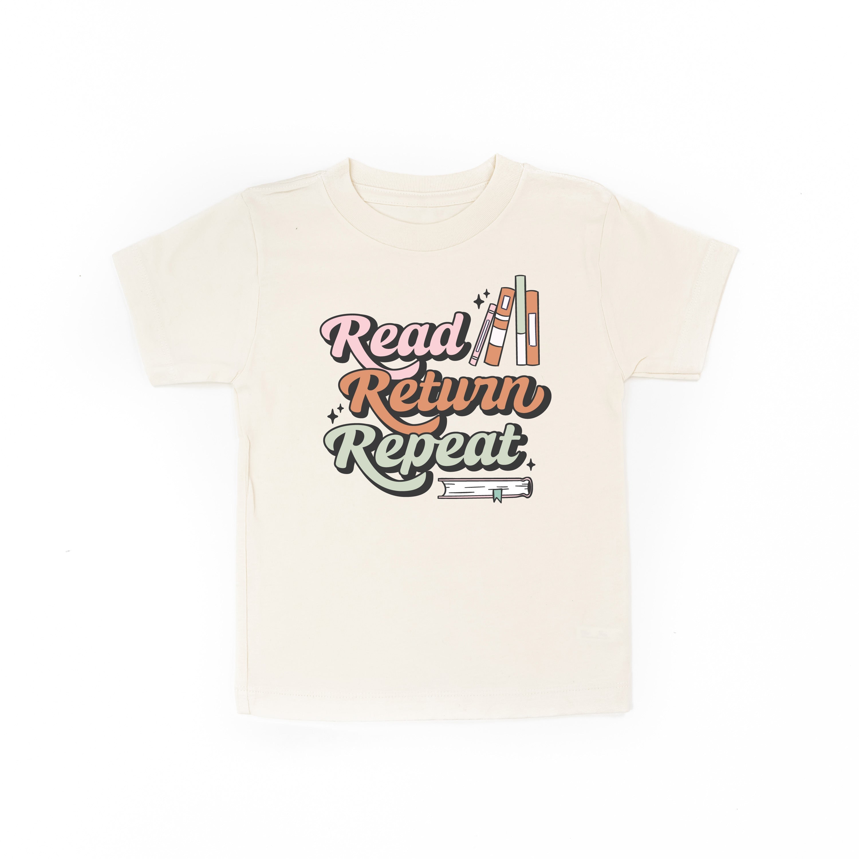 Read Return Repeat - Child Tee Little Mama Shirt Shop