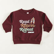 Read Return Repeat - Child Sweater Little Mama Shirt Shop