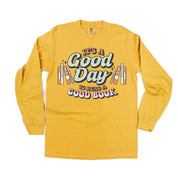 It's A Good Day to Read a Good Book - Long Sleeve Comfort Colors Tee Little Mama Shirt Shop