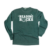 Reading Rocks - LONG SLEEVE Comfort Colors Tee Little Mama Shirt Shop