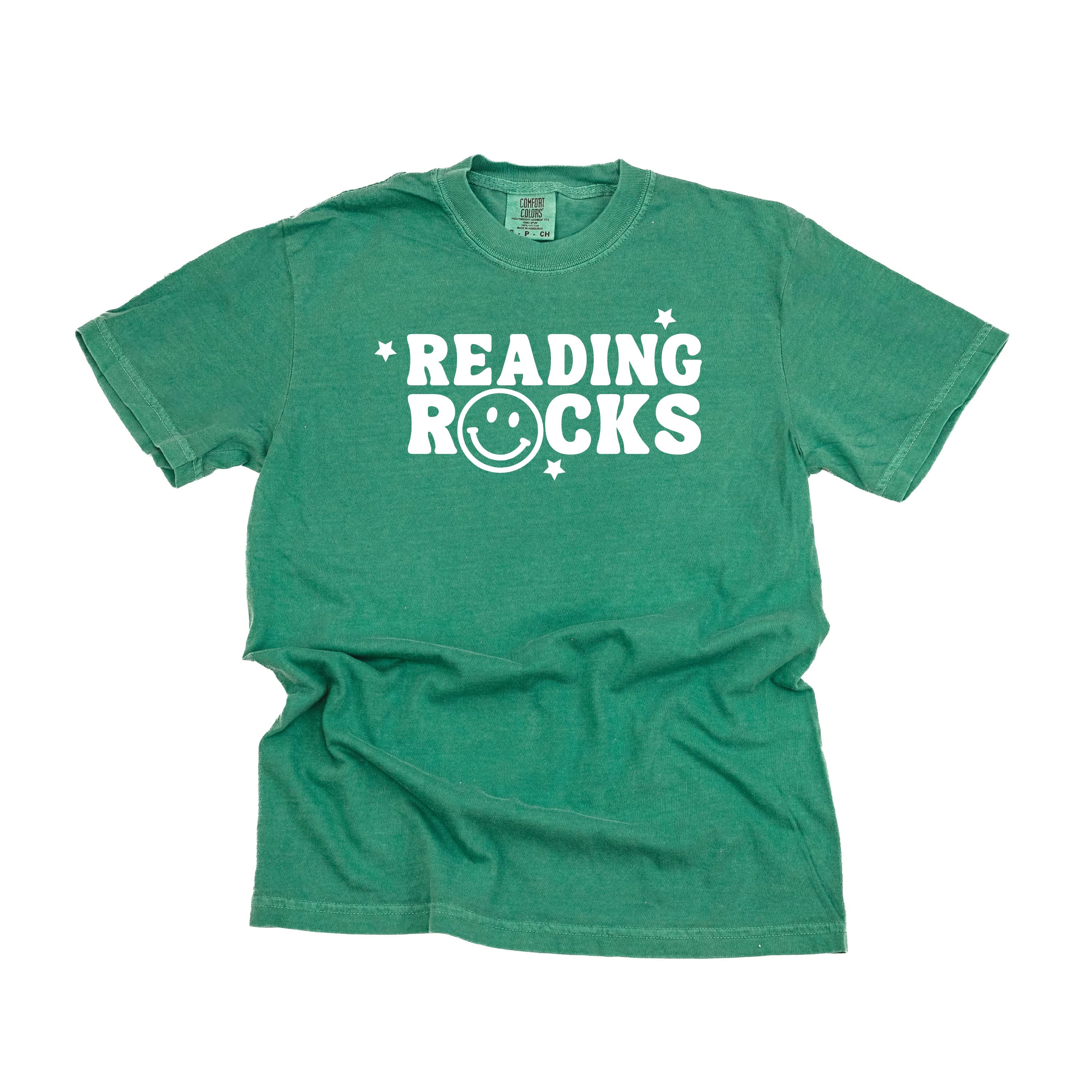 Reading Rocks - Comfort Colors Tee Little Mama Shirt Shop
