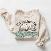 I'd Rather Be Reading - Basic Fleece Little Mama Shirt Shop LLC