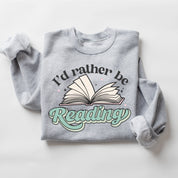 I'd Rather Be Reading - Basic Fleece Little Mama Shirt Shop LLC