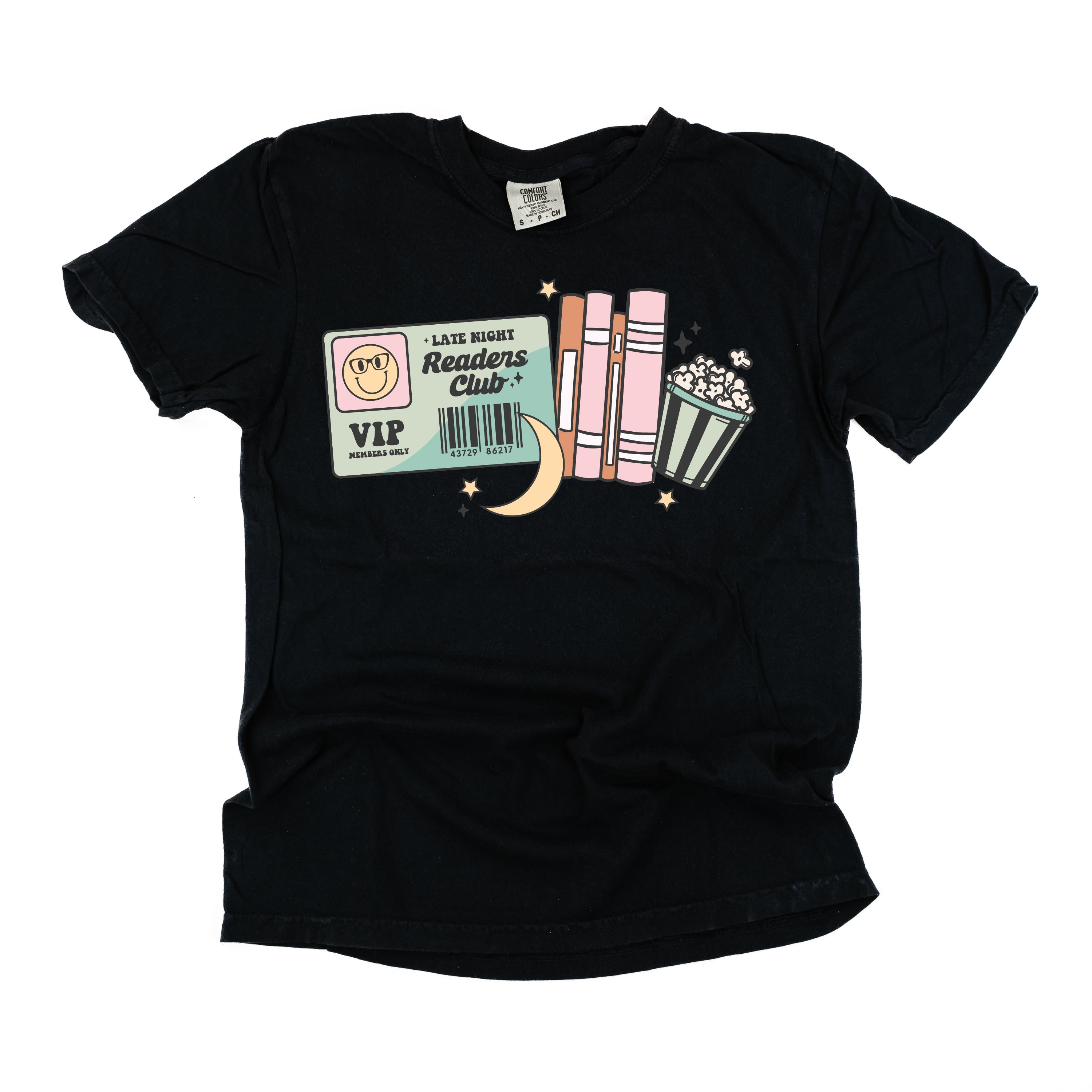 Late Night Readers Club - Comfort Colors Tee Little Mama Shirt Shop