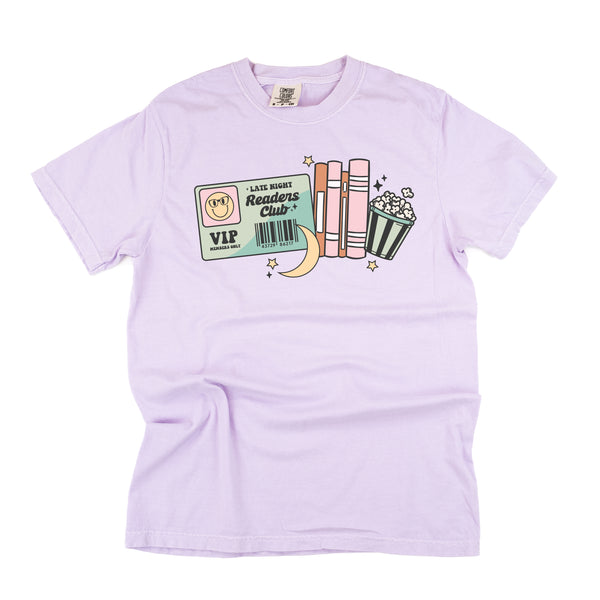 Late Night Readers Club - SHORT SLEEVE COMFORT COLORS TEE