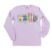 Late Night Readers Club - Long Sleeve Comfort Colors Tee Little Mama Shirt Shop