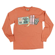 Late Night Readers Club - Long Sleeve Comfort Colors Tee Little Mama Shirt Shop