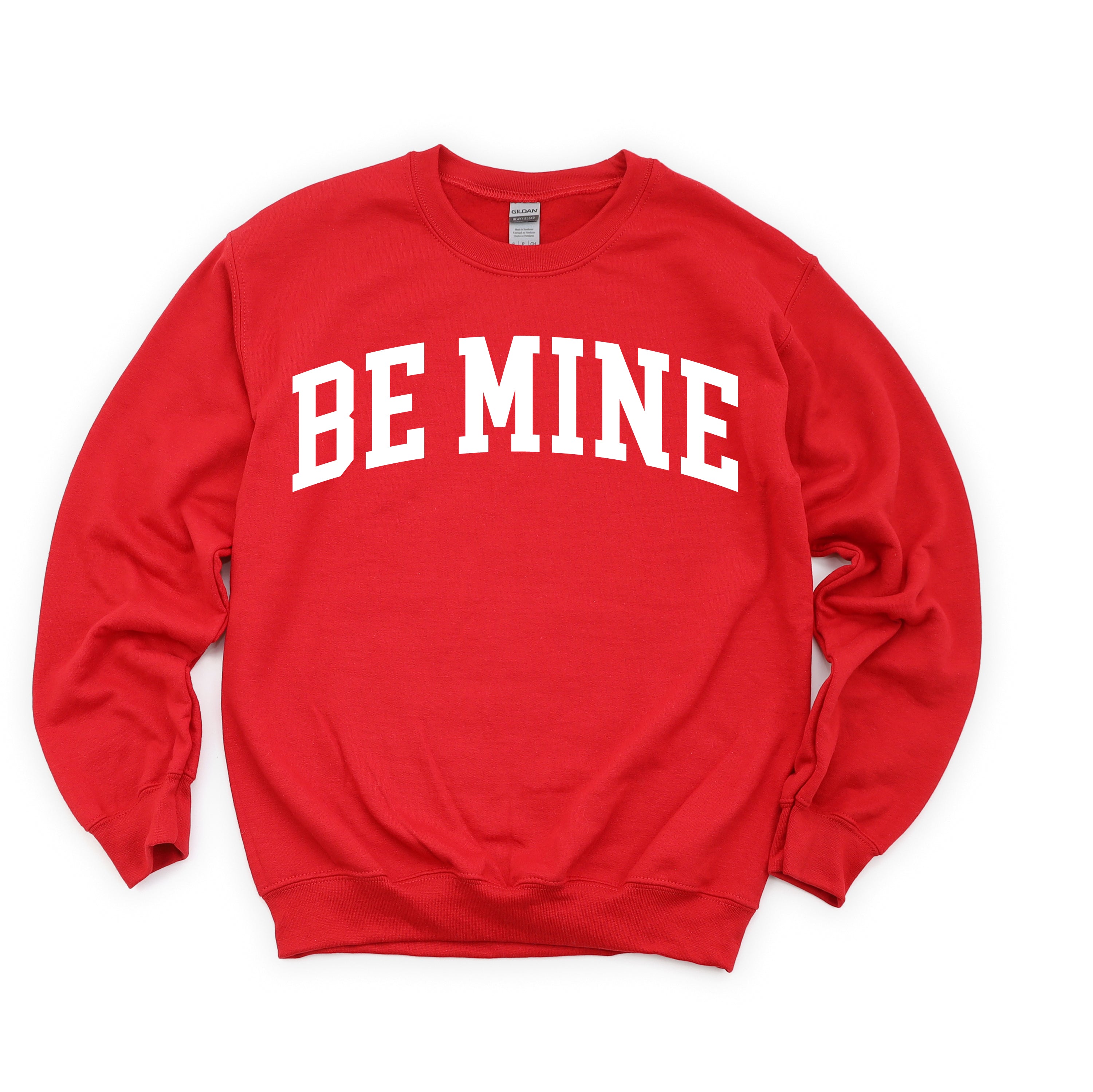 Arched Be Mine - Varsity - BASIC Fleece Little Mama Shirt Shop LLC