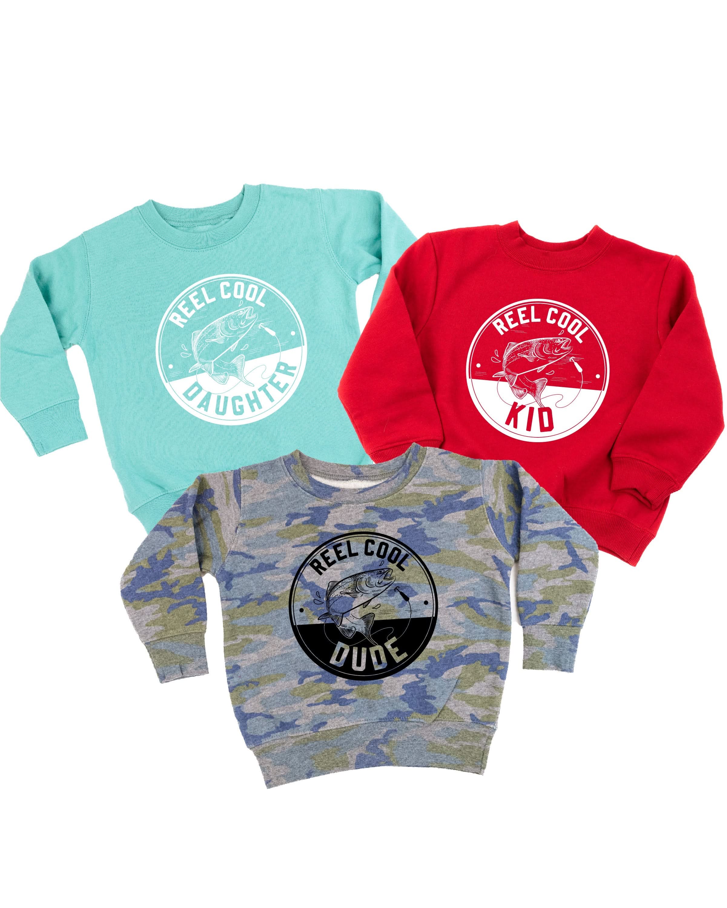 Reel Cool ____ - (Choose Your Kid) - Child Sweater Little Mama Shirt Shop