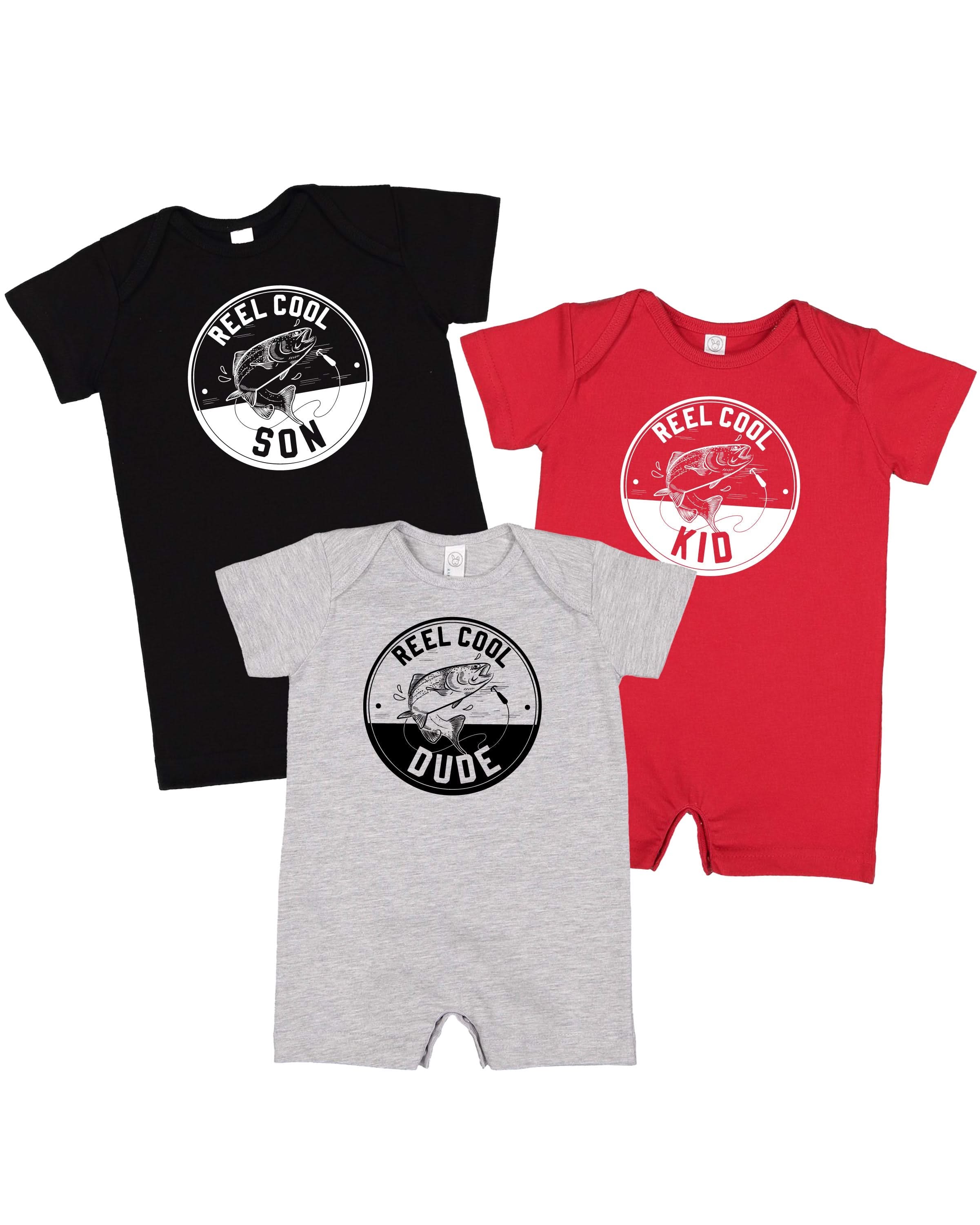 Reel Cool ____ - (Choose Your Kid) - Shorts Romper Little Mama Shirt Shop