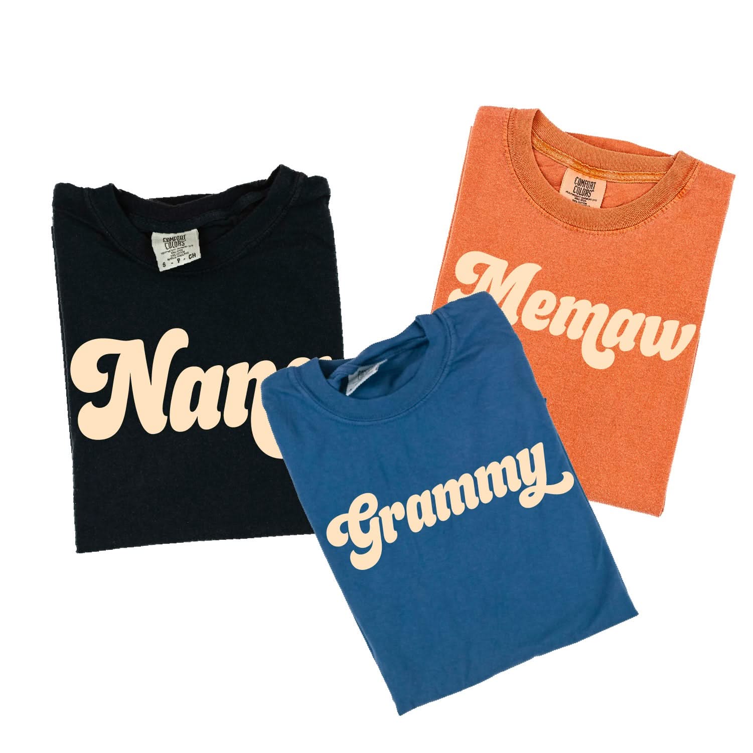 Retro Names (Choose Your Name) - Comfort Colors Tee Little Mama Shirt Shop