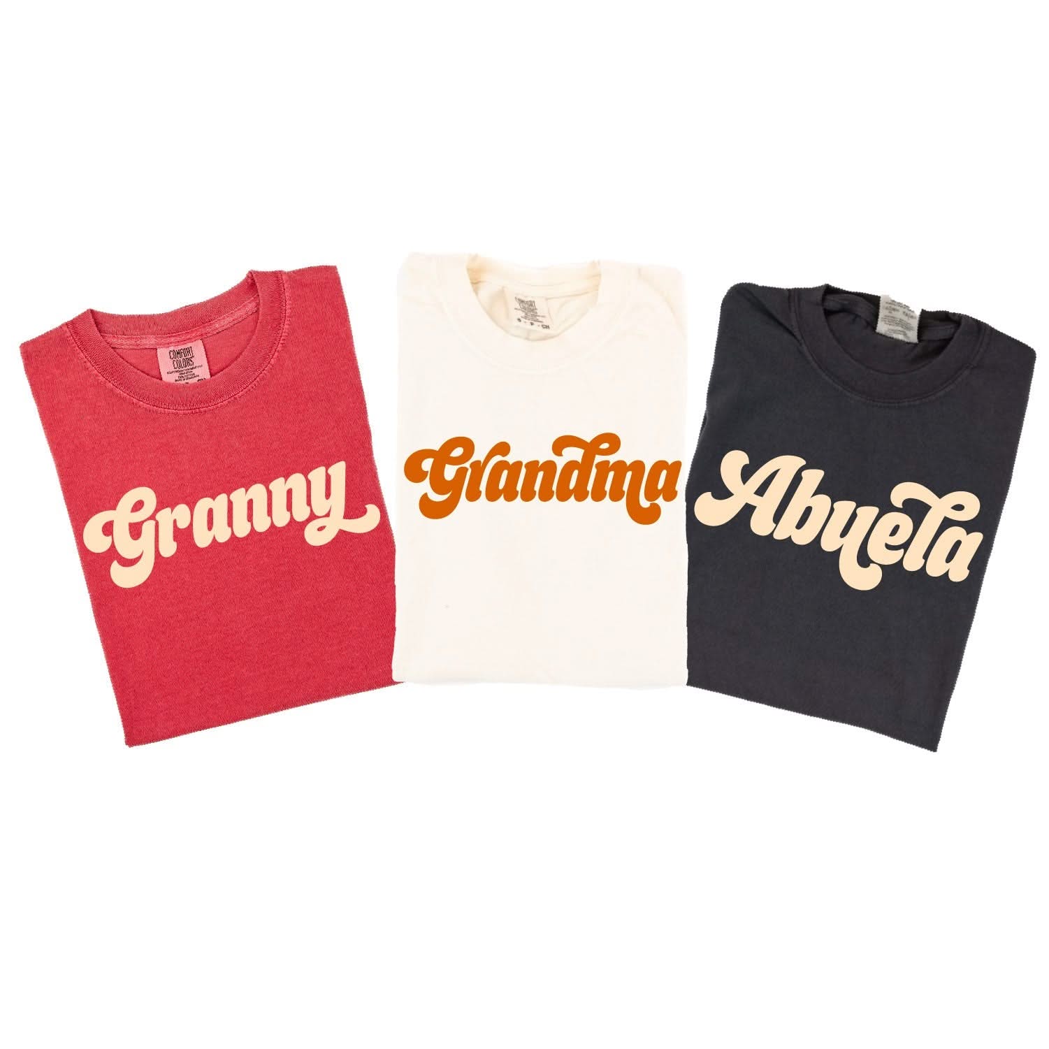 Retro Names (Choose Your Name) - Comfort Colors Tee Little Mama Shirt Shop