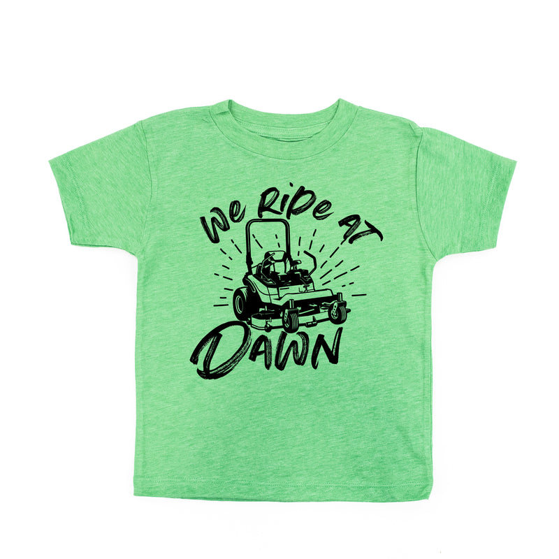 Riding Lawn Mower - We Ride at Dawn - Child Shirt