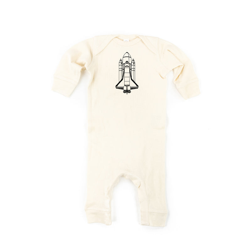 ROCKET SHIP - Minimalist Design - One Piece Baby Sleeper