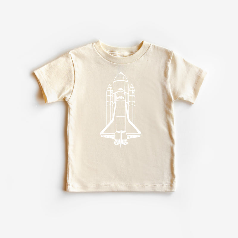 ROCKET SHIP - Minimalist Design - Short Sleeve Child Shirt