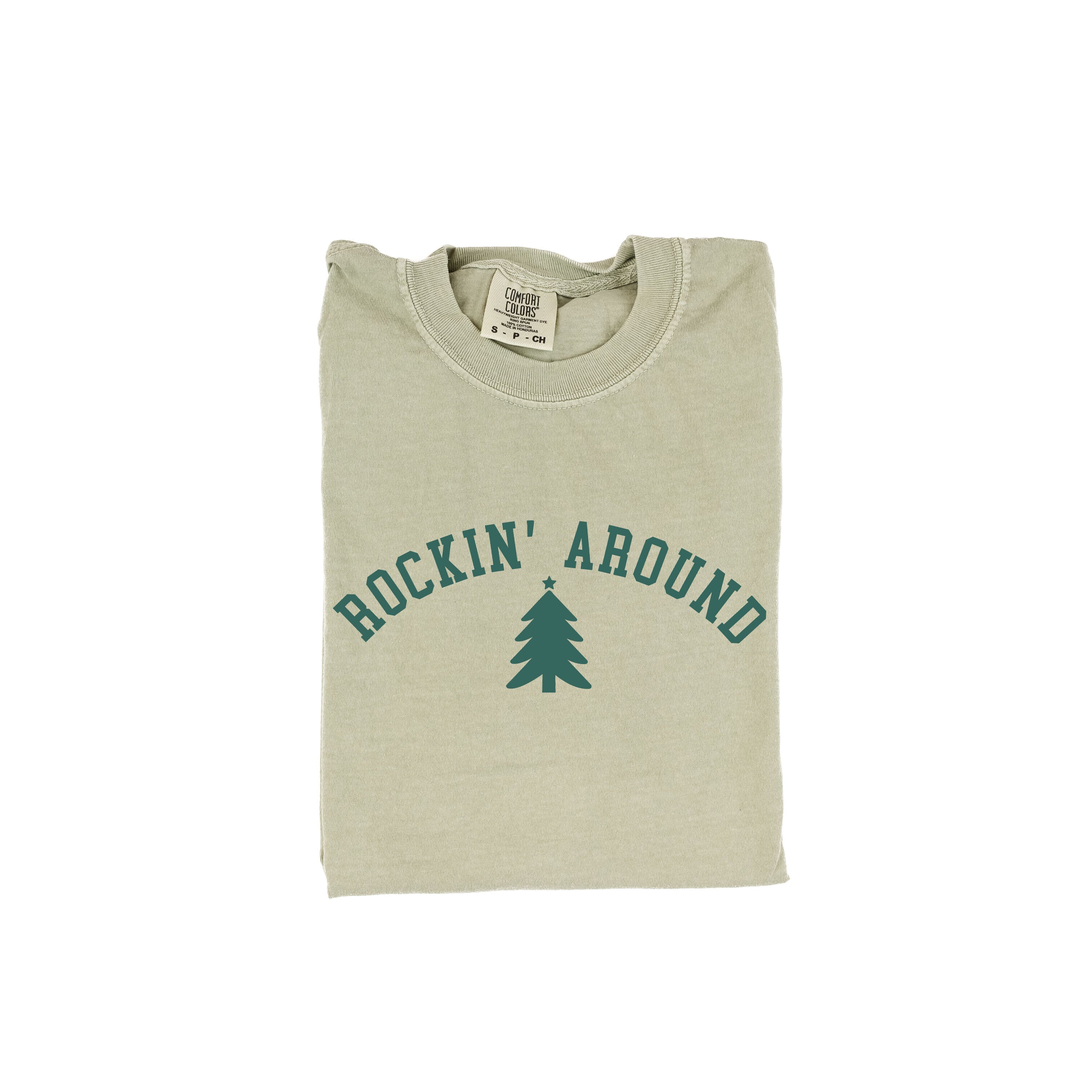 Rockin' Around - Comfort Colors Tee Little Mama Shirt Shop