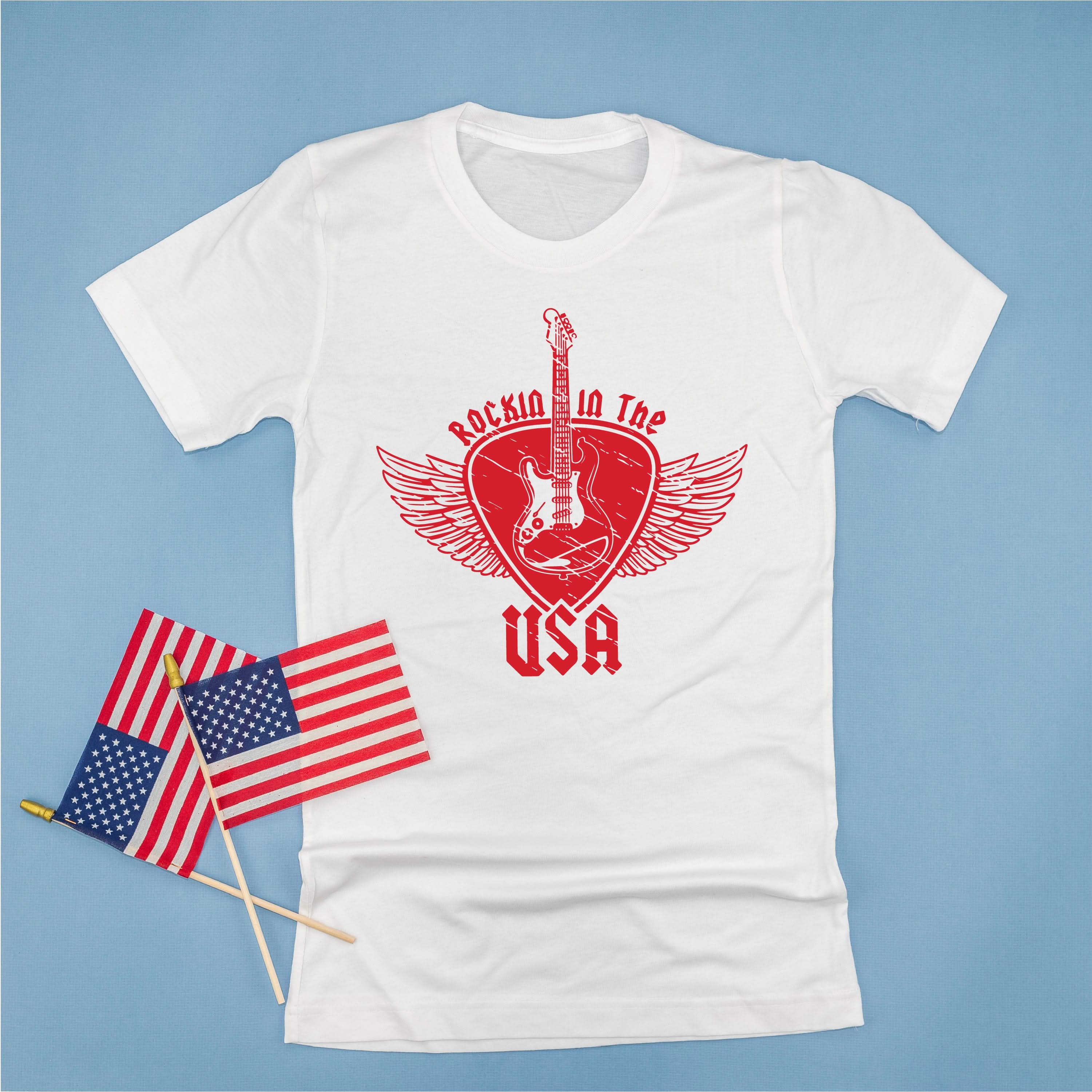 Rockin In The USA - Unisex Tee