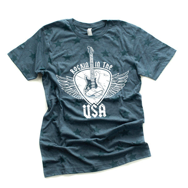 ROCKIN IN THE USA - Adult Unisex STAR Tee