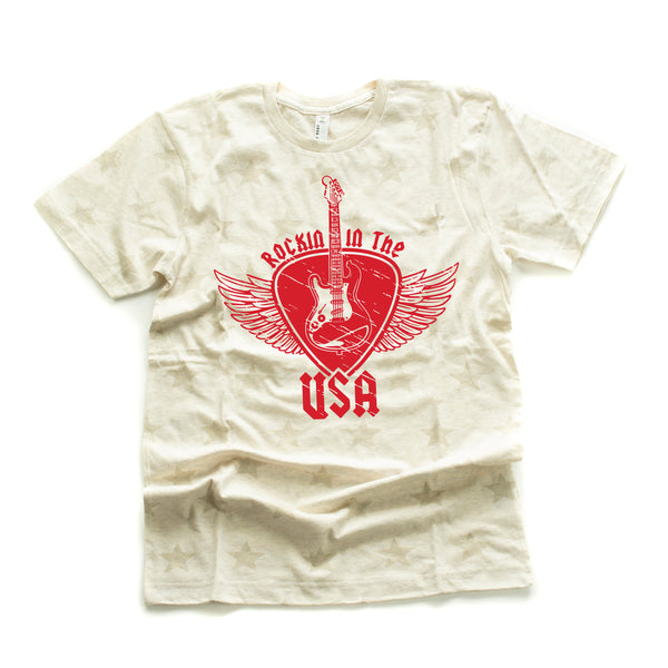 ROCKIN IN THE USA - Adult Unisex STAR Tee