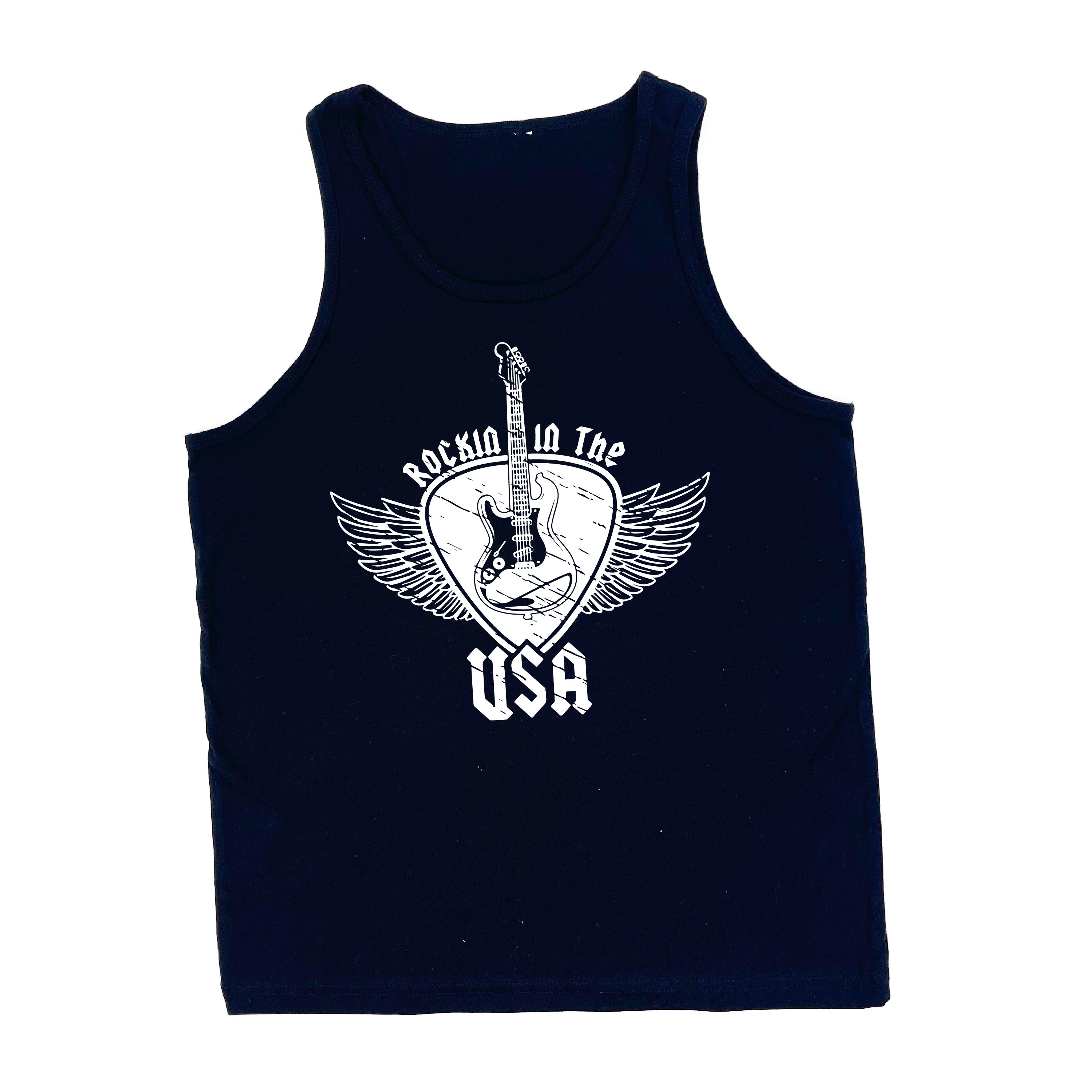 Rockin In The USA - Child Jersey TANK Little Mama Shirt Shop