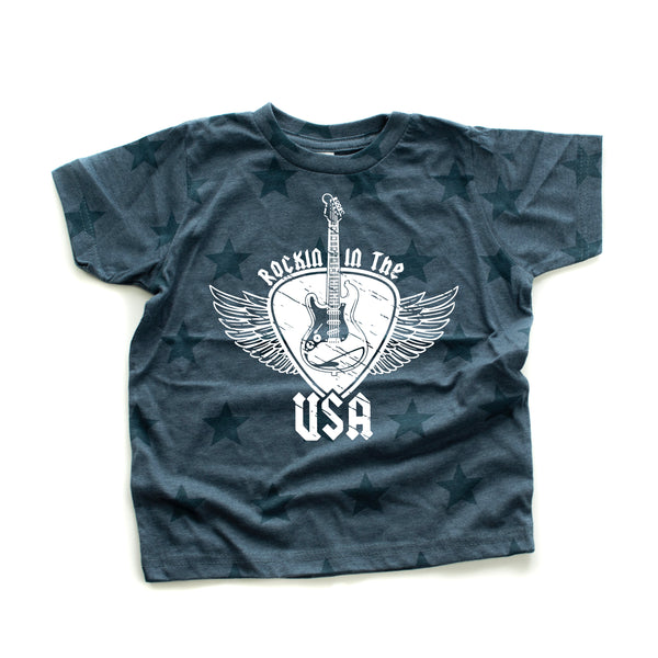 ROCKIN IN THE USA - Short Sleeve STAR Child Shirt