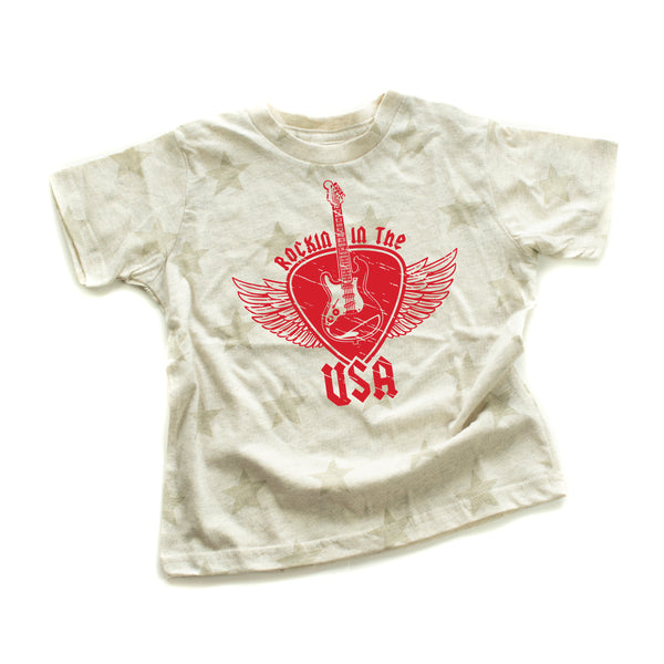 ROCKIN IN THE USA - Short Sleeve STAR Child Shirt