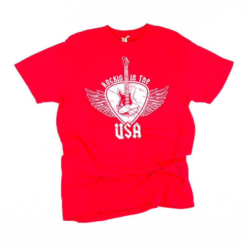 ROCKIN IN THE USA - SHORT SLEEVE COMFORT COLORS TEE