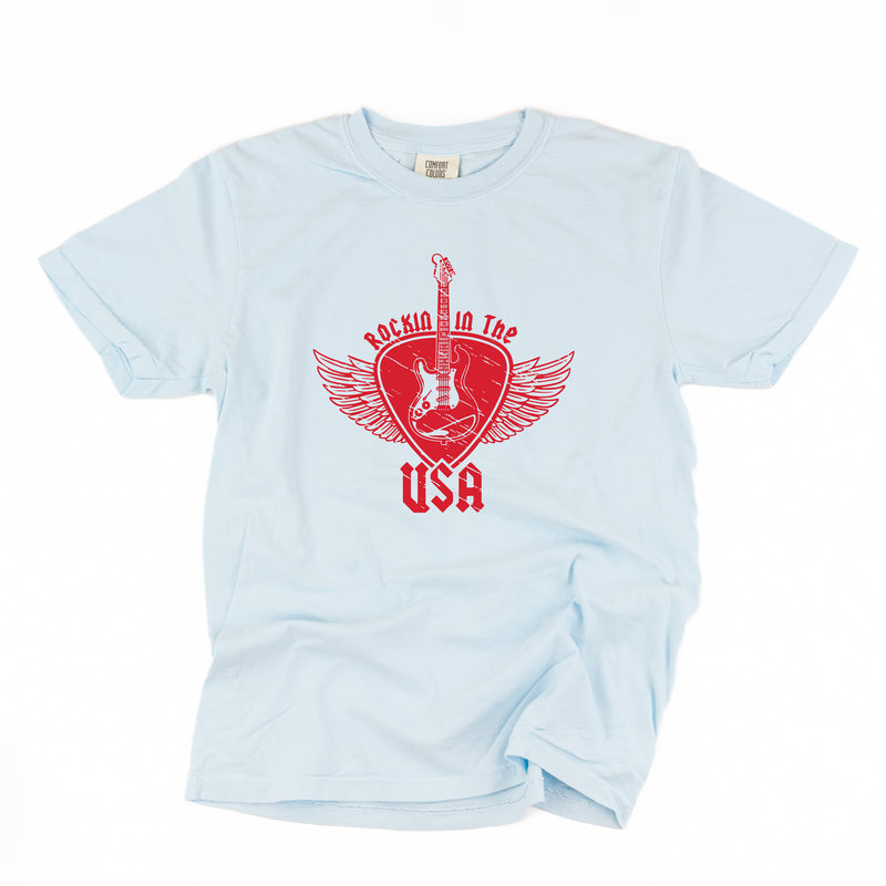 ROCKIN IN THE USA - SHORT SLEEVE COMFORT COLORS TEE