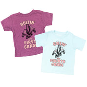 Rollerskates - Rollin' Into (Choose Your Grade) - Child Tee Little Mama Shirt Shop